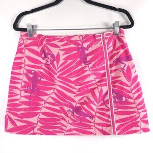 Lilly Pulitzer Floral Iguanas Mini Skort Size‎ 8